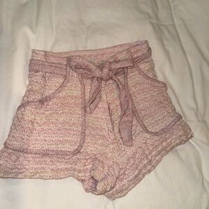 Christy Lynn Pink Statement Shorts